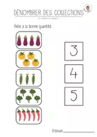 Aperçu - Feuilles d'exercices - 🫑 Au jardin - 🧮 Fiches – Dénombrer des collections - Page 2