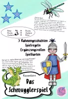 Vorschau - Spiele - Schmugglerspiel Tauschspiel - Bewegung, Spannung und Teamgeist (Klassenfahrten) - Deckblatt