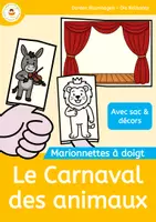Aperçu - Matériel pour travaux manuels / dessin - Le Carnaval des animaux – Marionnettes à doigts avec décors et pochette - Page de couverture