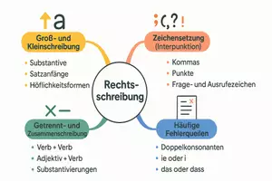 Vorschau - Arbeitsblätter - Arbeitsblätter zum Thema "Rechtschreibung" + Lösung & MP3 + Mindmap + Infografik - Seite 2