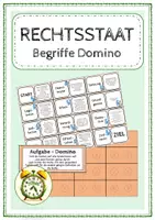 Vorschau - Spiele - Domino - Begriffe des Rechtsstaats - Deckblatt