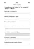 Vorschau - Merkblätter - Test zum Konjunktiv I (mit Übersicht zum Konjunktiv I in Präsens und Perfekt/Präteritum) - Deckblatt