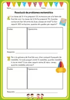 Vista previa - Hojas de trabajo - Resolució de problemes i enigmes matemàtics 3r primaria - Portada