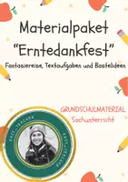 Vorschau - Mal- und Bastelvorlagen - Materialpaket Erntedankfest - Fantasiereise, kreative Aufgaben und Bastelanlässe - Deckblatt