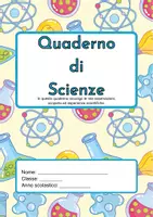 anteprima - Opere didattiche / Libri di testo - QUADERNO DI SCIENZE CLASSE TERZA - Pagina di copertina