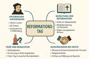 Vorschau - Arbeitsblätter - Lernposter + Arbeitsblätter zum Thema "Reformationstag" + Lösung & MP3 + Mindmap + Infografik - Seite 3