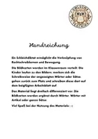 Vorschau - Arbeitsblätter - Schleichdiktat: Herbst (Kl. 1/2) - Seite 1