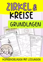 Vorschau - Arbeitsblätter - Zirkel und Kreise (Grundlagenset zum Einstieg) - Deckblatt