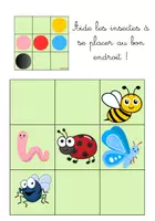 Aperçu - Apprentissages en autonomie - Structuration spatiale - les insectes - Page de couverture