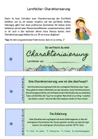 Vorschau - Mal- und Bastelvorlagen - Lernfächer Charakterisierung - Seite 1