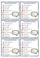 Vorschau - Spiele - Sprechspiel Wegbeschreibungen: Giving directions in and outside the classroom - Seite 1