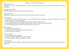 Vista previa - Tarjetas / Manipulativos - Vocabulari d'estiu: Paraules prohibides! - página 3