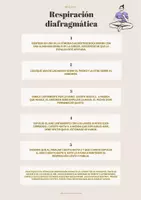 Vista previa - Tarjetas / Manipulativos - Infografías técnicas de respiración y relajación - página 1