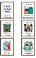 Aperçu - Jeux - Travel A-Z - I have... Who has..? Game - Page 1