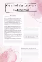 Vorschau - Arbeitsblätter - Materialpaket - Buddhismus - Seite 1