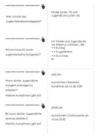 Vorschau - Interaktives Material - Lernkarten zum Jugendarbeitsschutzgesetz JArbSchG - Deckblatt