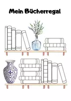 Vorschau - Arbeitsblätter - Bücherregal - Deckblatt