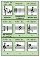 Vorschau - Stationenlernen - Notenlesen Bass- und Violinschlüssel - Lesespiel - Seite 2