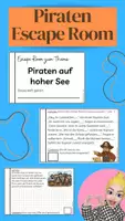 Vorschau - Arbeitsblätter - Escape Room - Piraten (fachübergreifend) - Deckblatt
