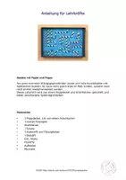 Vorschau - Spiele - Werken Grundschule, Labyrinth aus Strohhalmen basteln, Papier - Seite 3