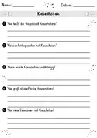 Vorschau - Arbeitsblätter - Kasachstan MEGABUNDLE - Wissenskartei, Lückentext, Steckbrief, Suchsel, Quizkarten, POP Art Malvorlagen - Seite 2