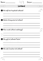 Vorschau - Arbeitsblätter - Lettland MEGABUNDLE - Wissenskartei, Lückentext, Steckbrief, Suchsel, Quizkarten, POP Art Malvorlagen - Seite 2