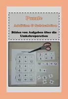Vorschau - Arbeitsblätter - Addition & Subtraktion - Aufgabenpuzzle mit jeweils drei Zahlen - Deckblatt
