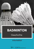 Vorschau - Arbeitsblätter - Badminton⎮Geschichte - Sachtext und Aufgaben inkl. Lösungen - Deckblatt