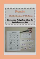 Vorschau - Arbeitsblätter - Multiplikation & Division - Aufgabenpuzzle mit jeweils drei Zahlen - Deckblatt