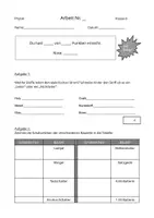 Vorschau - Klassenarbeiten - Arbeit Elektrizität Klasse 5/6 auf zwei Niveaustufen - Seite 1