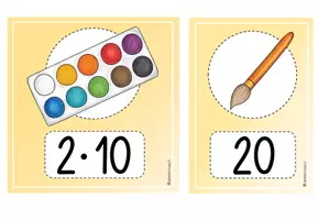 Vorschau - Präsentationen/Tafelbilder - Einmaleins 10er Reihe Tafelmaterial - Seite 3