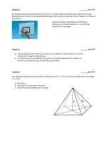 Vorschau - Klassenarbeiten - Klassenarbeit Kreis & Körper (Zylinder, Pyramide) - Seite 1