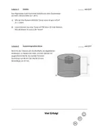 Vorschau - Klassenarbeiten - Klassenarbeit Kreis & Körper (Zylinder, Pyramide) - Seite 2