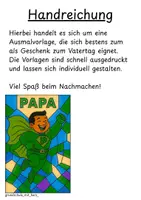 Vorschau - Spiele - Vatertagskarte (Vorlage zum Ausmalen und gestalten) - Seite 1