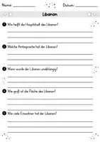 Vorschau - Stationenlernen - Libanon MEGABUNDLE - Wissenskartei, Lückentext, Steckbrief, Suchsel, Quizkarten, POP Art Malvorlagen - Seite 2