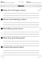 Vorschau - Stationenlernen - Libanon MEGABUNDLE - Wissenskartei, Lückentext, Steckbrief, Suchsel, Quizkarten, POP Art Malvorlagen - Seite 3