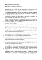 Vorschau - Klassenarbeiten - Klausur UK Analyse eines Artikels inkl. Hörverstehen - Seite 1