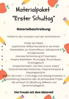 Vorschau - Arbeitsblätter - Materialpaket: Der erste Schultag nach den Ferien - Willkommen zurück! - Seite 1