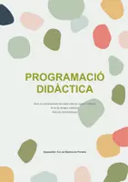 Vista previa - Unidades / Secuencias / Situaciones de Aprendizaje - PROGRAMACIÓ DIDÀCTICA: MEDI NATURAL - página 1