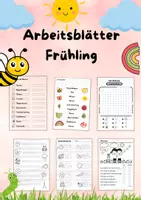 Vorschau - Arbeitsblätter - Der Frühling - Arbeitsblätter - Deckblatt