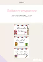 Vorschau - Poster - Reihentransparenz zur Unterrichtsreihe "London" - Deckblatt