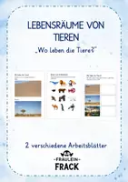 Vorschau - Arbeitsblätter - Lebensräume von Tieren - Arbeitsblätter & Informationstexte - Seite 1
