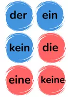 Vorschau - Arbeitsblätter - Artikel - Negationsartikel-DaZ-Tafelmaterial-Arbeitsblätter - Seite 1