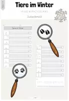 Vorschau - Arbeitsblätter - Sachunterricht: Spurenspaziergang zu "Tiere im Winter/ Spuren im Schnee" (Kl.1-3) - Deckblatt