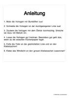 Vorschau - Mal- und Bastelvorlagen - Windlichter mit Sternen basteln - Seite 1