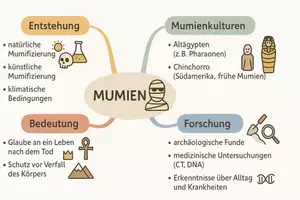 Vorschau - Arbeitsblätter - Lernposter + Arbeitsblatt "Mumie" + Onlineübung & MP3 + Mindmap + Infografik - Seite 3