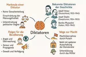 Vorschau - Arbeitsblätter - Arbeitsblatt "Diktator" + Onlineübung & MP3 + Mindmap + Infografik - Seite 3