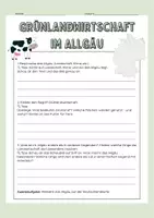 Vorschau - Arbeitsblätter - Grünlandwirtschaft im Allgäu - Seite 2