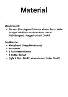 Vorschau - Stundenentwürfe - Unterrichtsbesuch: Turmbau aus Papier! (Kunst) - Seite 1