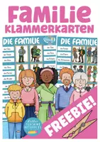Vista previa - Juegos / Gamificación - FAMILIE Deutsch / Alemán Klammerkarten GRATIS - Portada